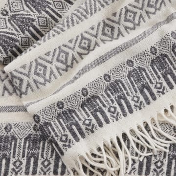 Man & wife wool throw - grey - Klippan Yllefabrik