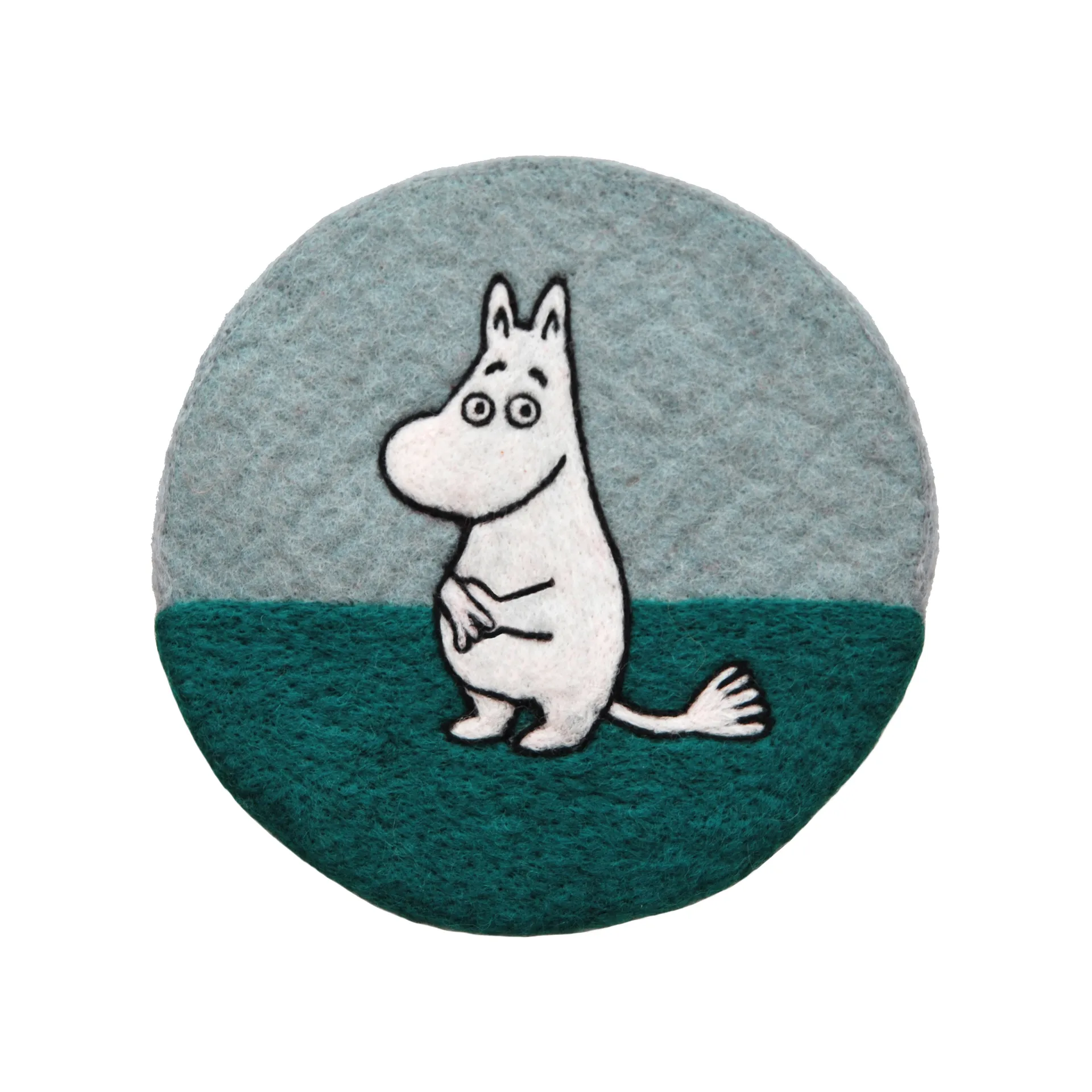 Moomin trivet Ø21 cm, Blue Klippan Yllefabrik