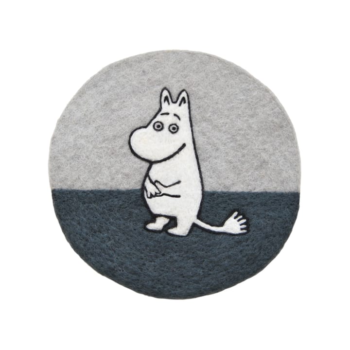 Moomin trivet Ø21 cm - Grey - Klippan Yllefabrik