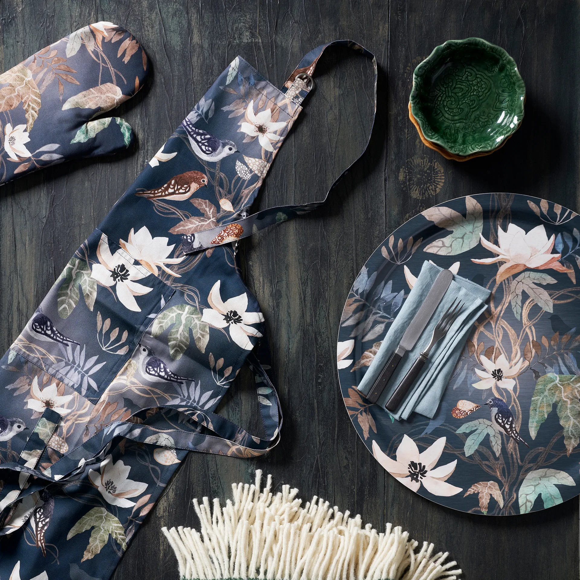 Moonlight oven mitt, Multi Klippan Yllefabrik