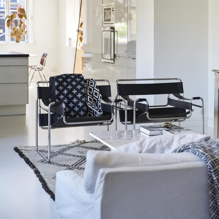 Plus wool throw, black Klippan Yllefabrik