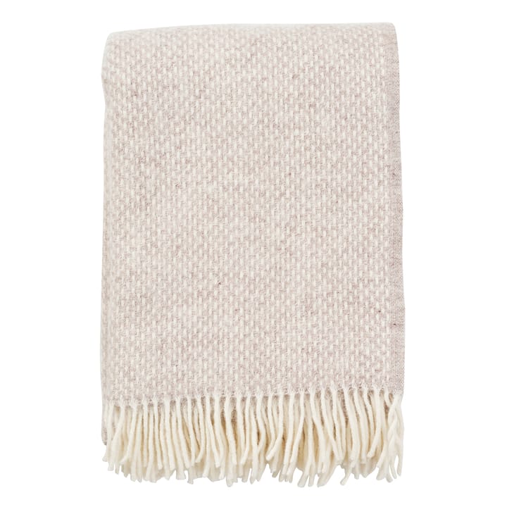 Preppy throw - beige melange - Klippan Yllefabrik