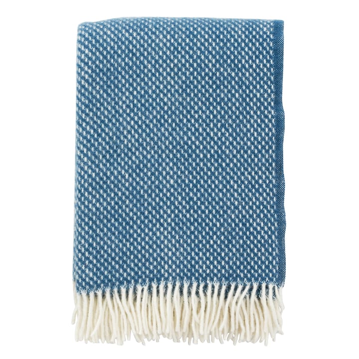 Preppy throw - blue - Klippan Yllefabrik