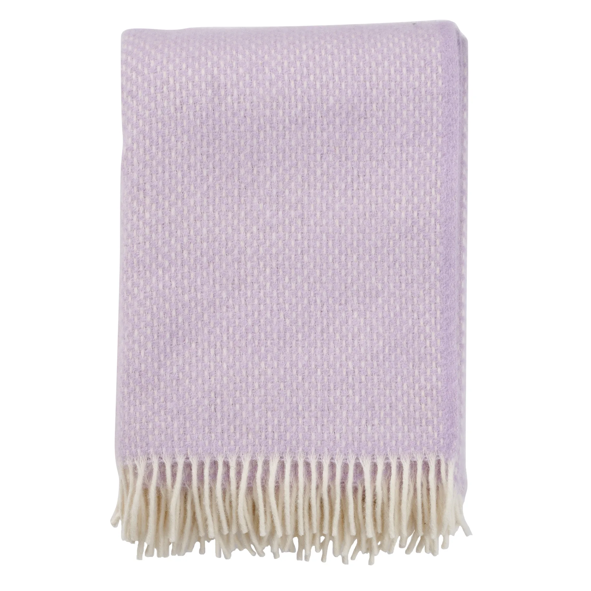 Preppy throw, lilac Klippan Yllefabrik