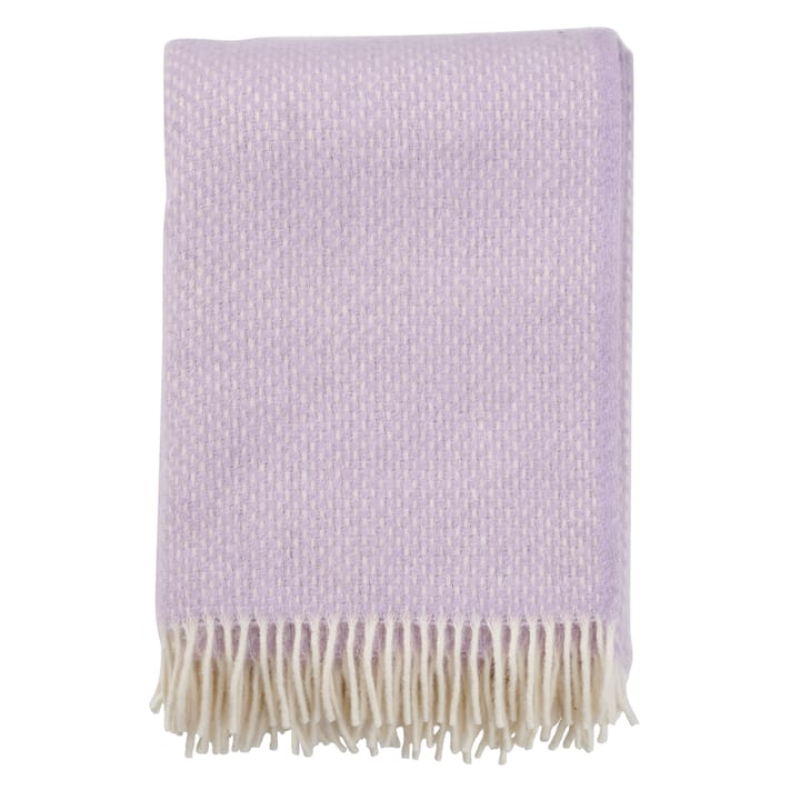 Preppy throw - lilac - Klippan Yllefabrik