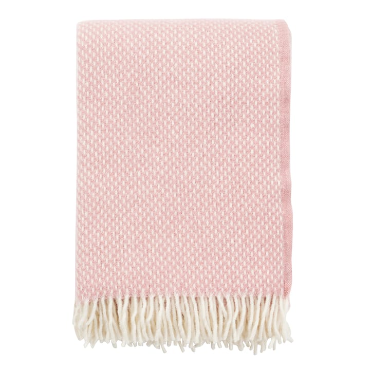 Preppy throw - misty rose - Klippan Yllefabrik