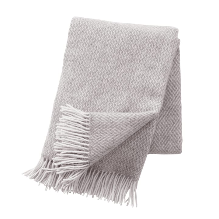 Pulse wool throw - sand (beige) - Klippan Yllefabrik