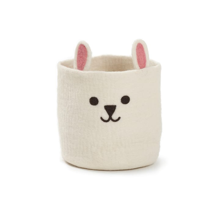 Rabbit basket Ø20 cm - White - Klippan Yllefabrik