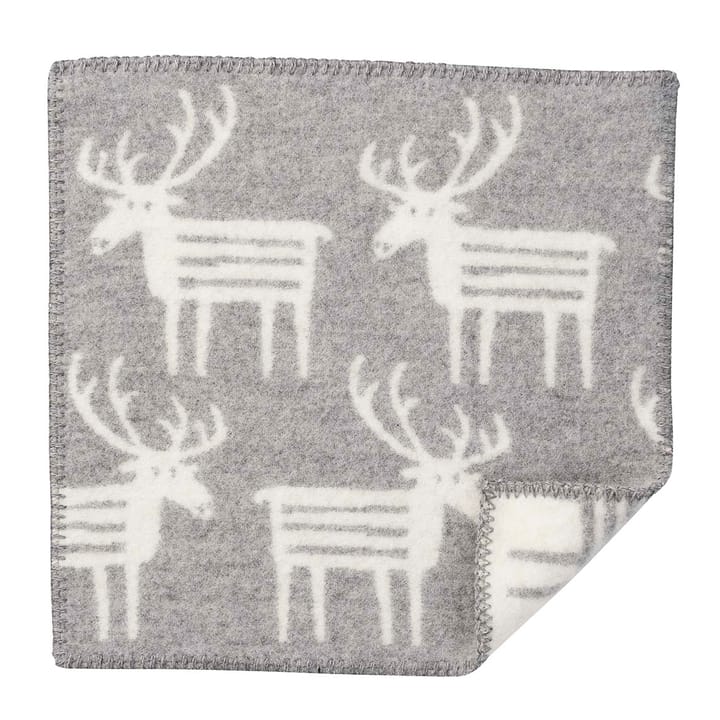 Reindeer seat cushion - grey - Klippan Yllefabrik