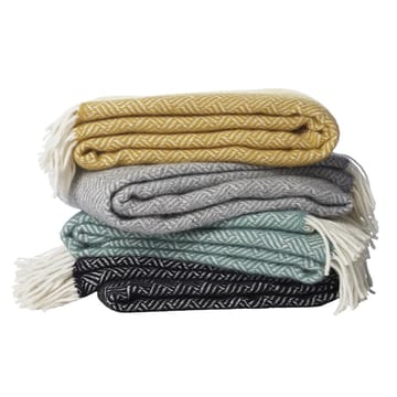 Samba wool throw - grey - Klippan Yllefabrik