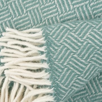 Samba wool throw - mint - Klippan Yllefabrik
