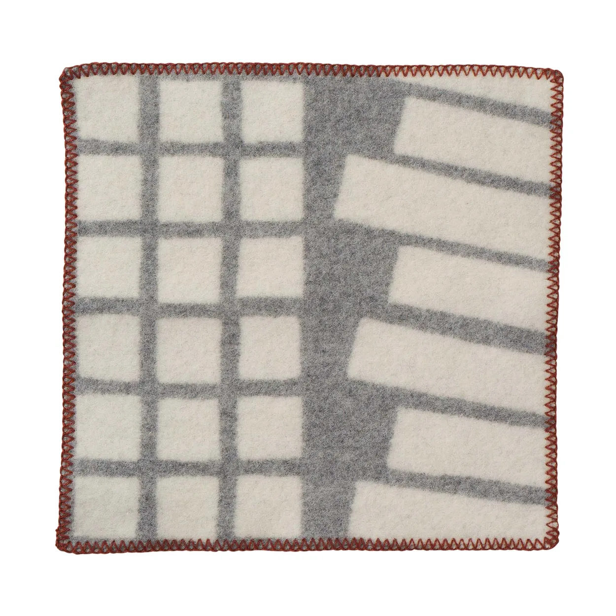 Klippan Yllefabrik Sankt Petri seat pad 43x43 cm Light Grey