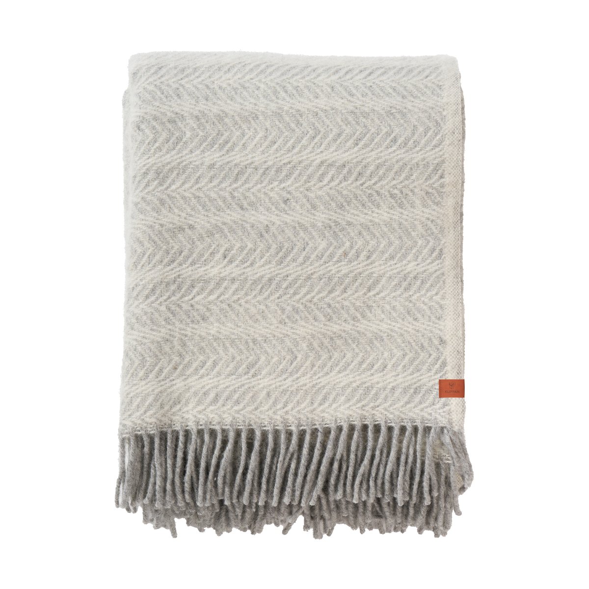 Klippan Yllefabrik Skanör throw 130x180 cm Grey