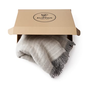 Skanör throw 130x180 cm - Grey - Klippan Yllefabrik