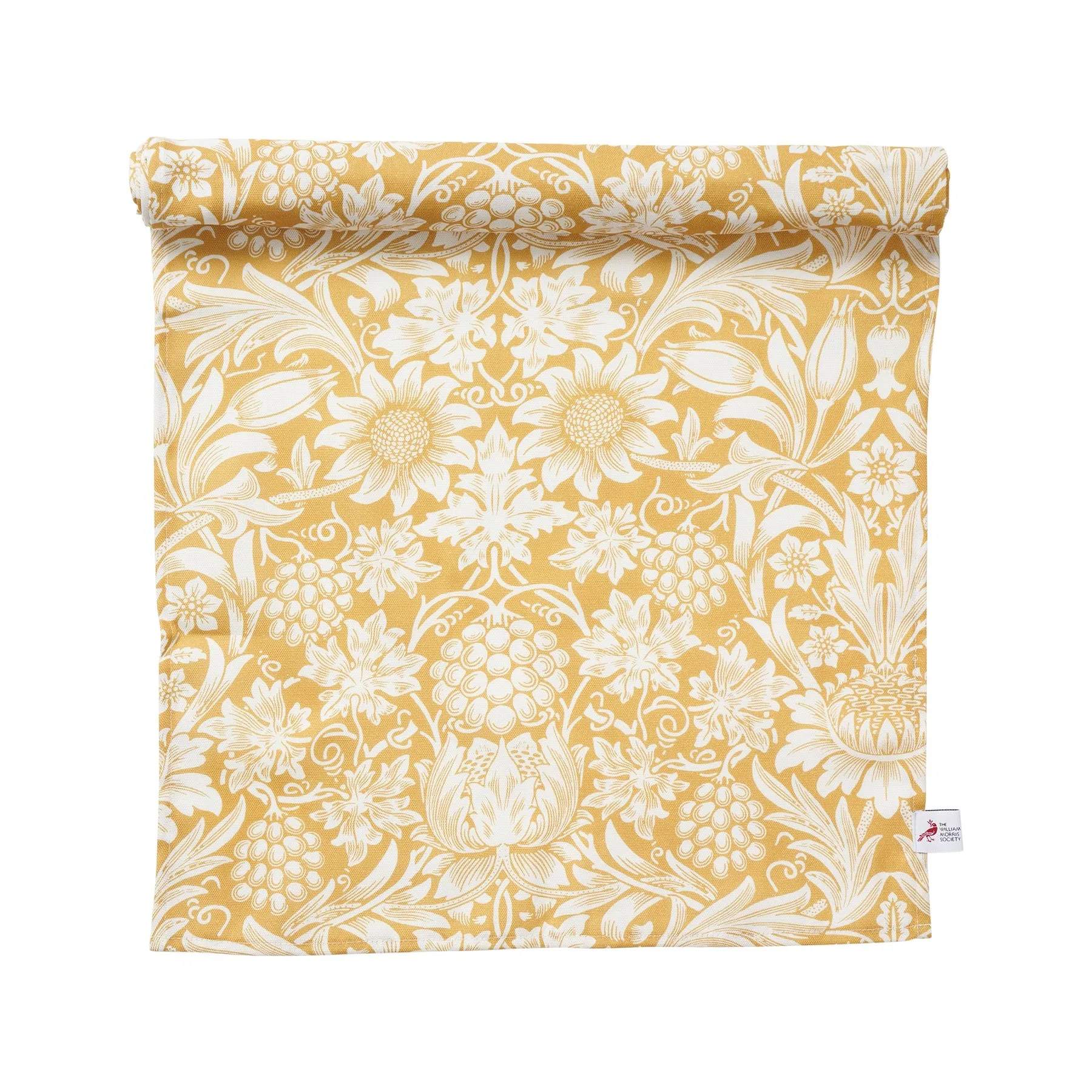 Sunflower fabric, Golden Klippan Yllefabrik