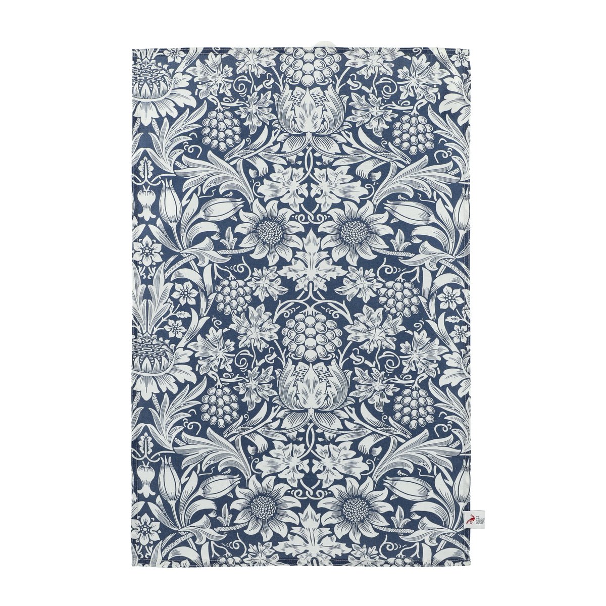 Klippan Yllefabrik Sunflower kitchen towel 46x70 cm Dark denim