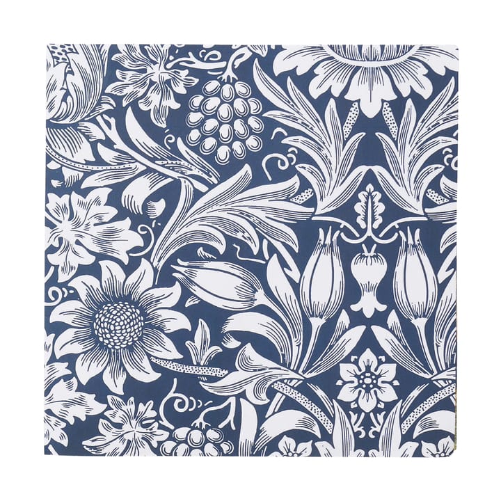 Sunflower napkin 33x33 cm 20-pack - Dark denim - Klippan Yllefabrik