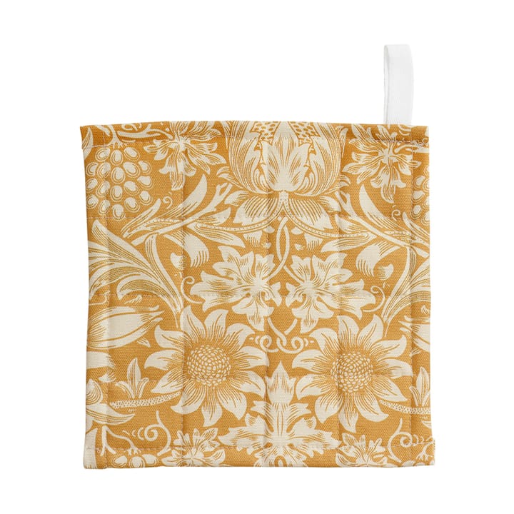 Sunflower oven mitt 20x20 cm - Golden - Klippan Yllefabrik