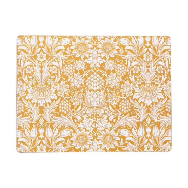 Sunflower placemat 30x40 cm - Golden - Klippan Yllefabrik
