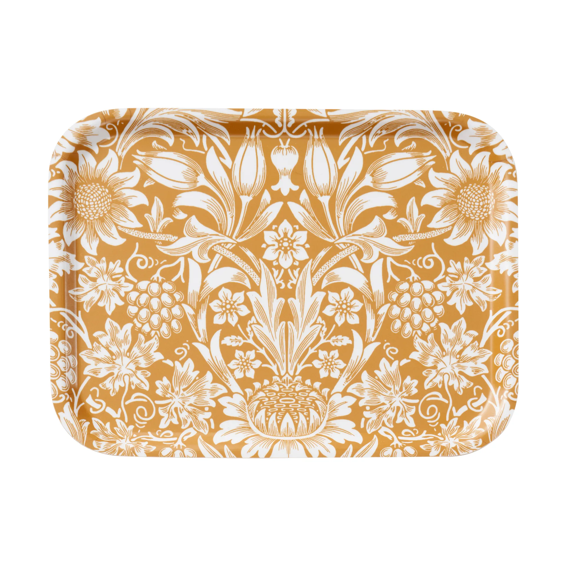 Sunflower tray 20x27 cm, Golden Klippan Yllefabrik