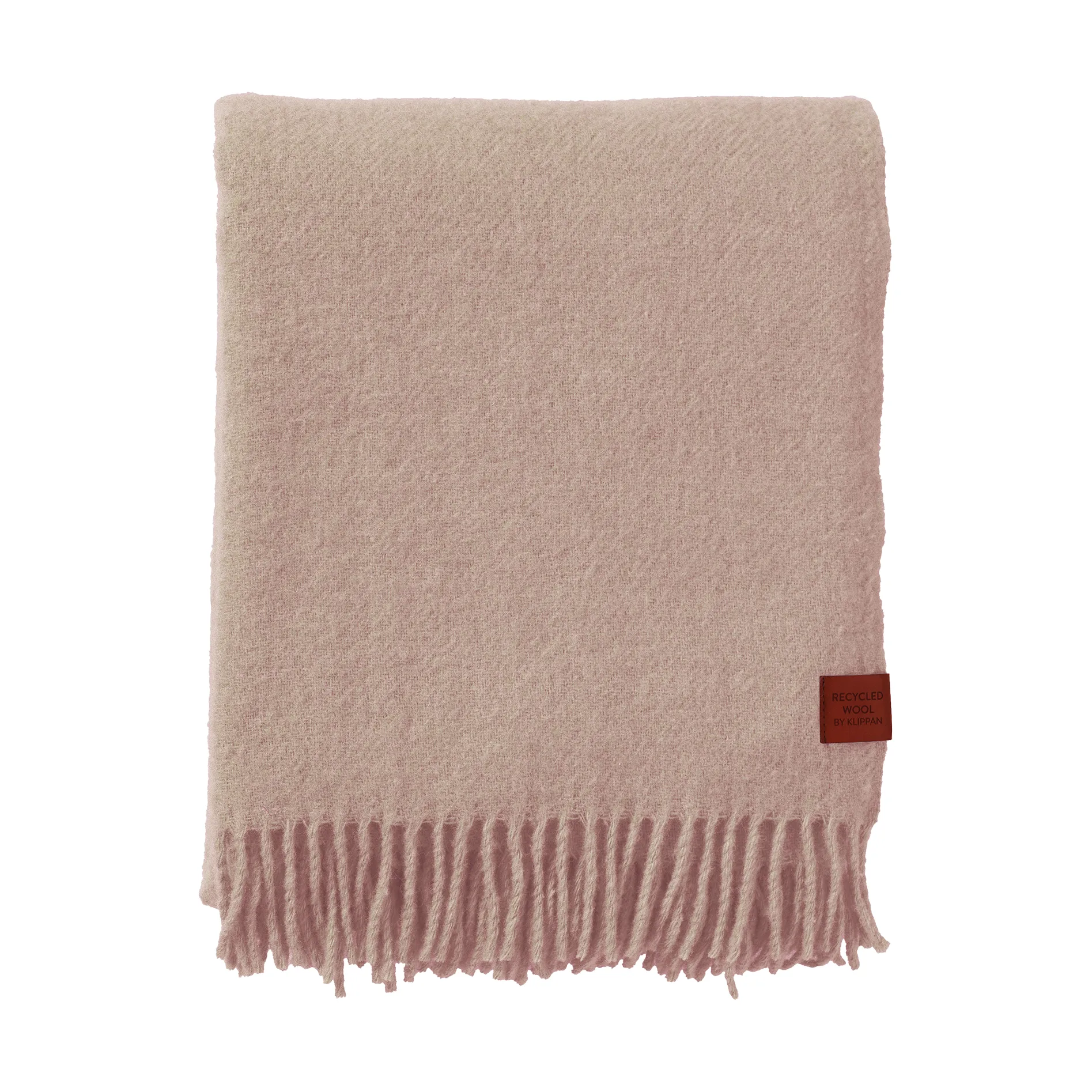 True wool throw 130x200 cm, Cream Klippan Yllefabrik