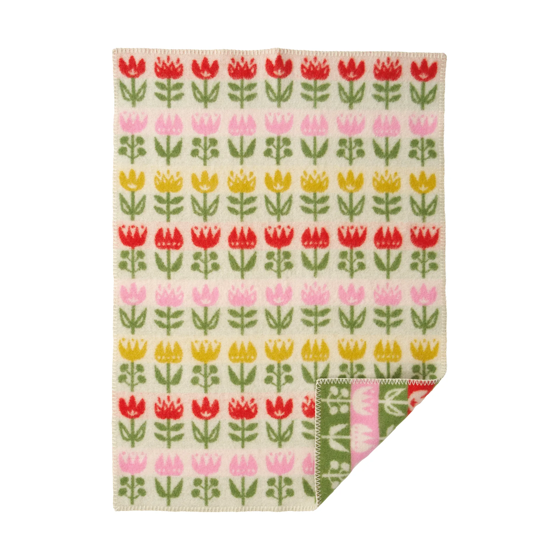 Tulip baby blanket 65x90 cm, Multi Klippan Yllefabrik