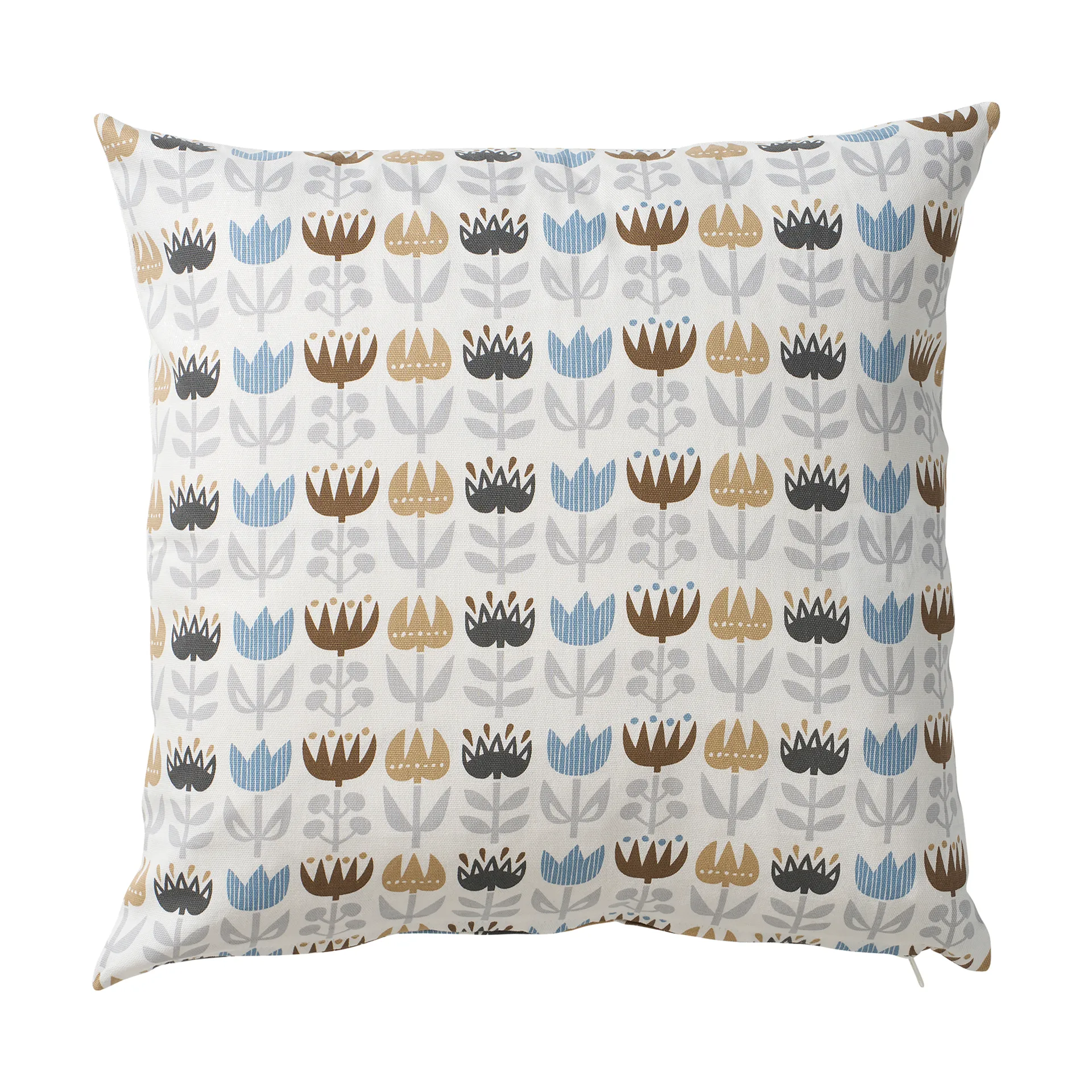 Tulip Cushion Cover 45x45 cm, Grey Klippan Yllefabrik