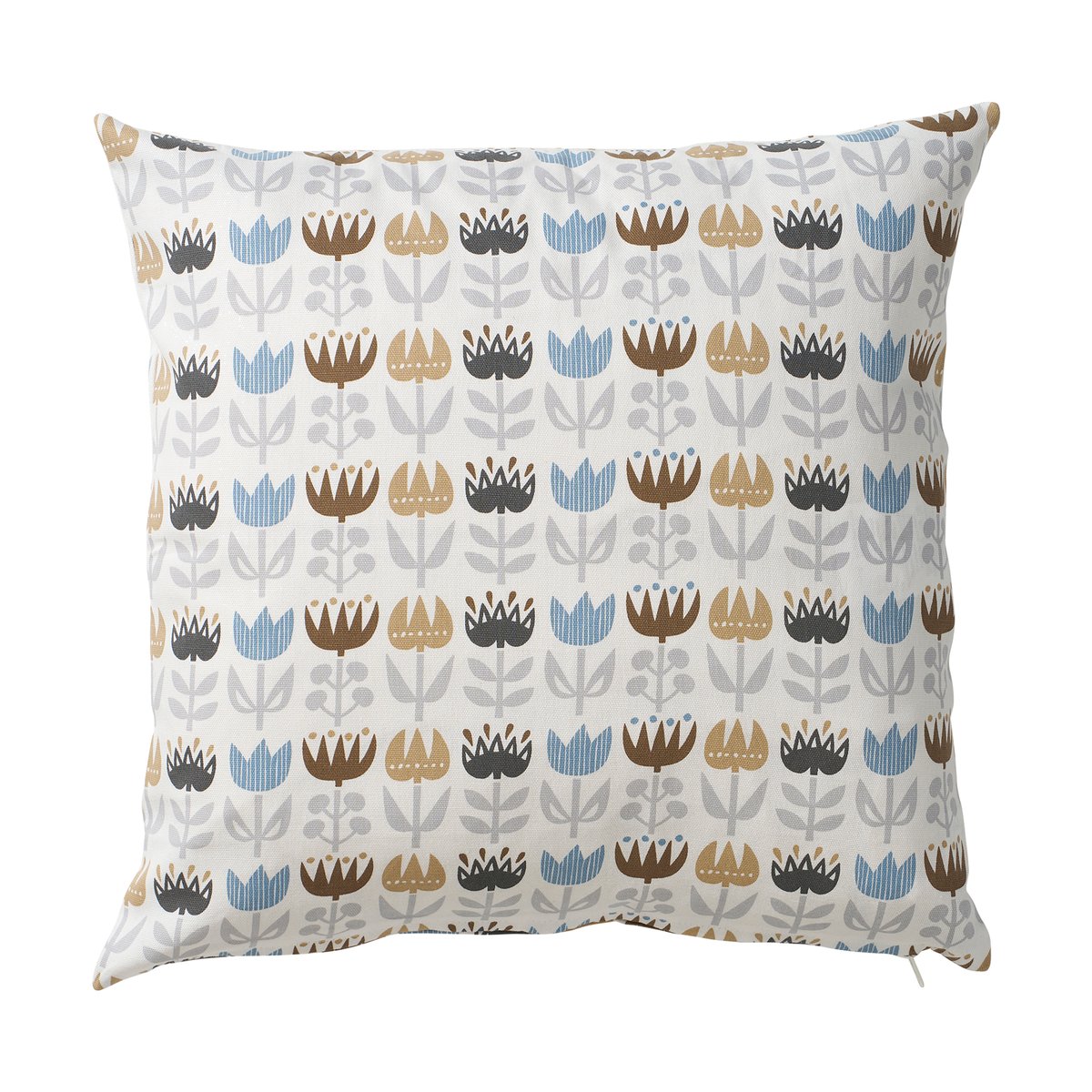 Klippan Yllefabrik Tulip Cushion Cover 45x45 cm Grey