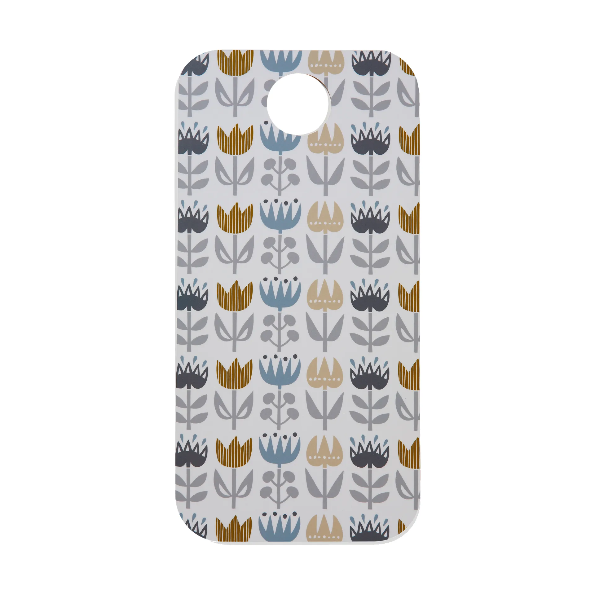 Tulip cutting board 20x40 cm, Grey-multi Klippan Yllefabrik