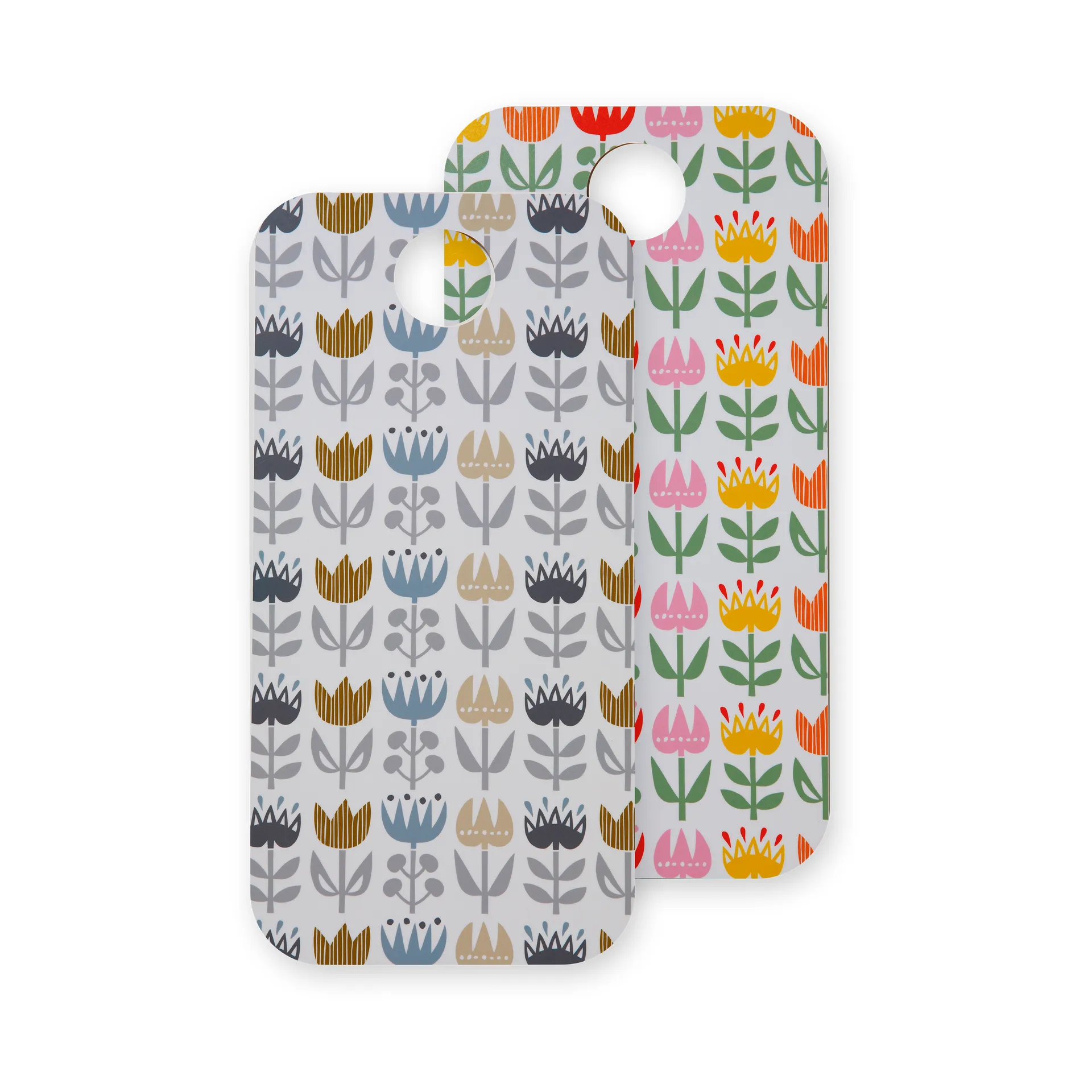 Tulip cutting board 20x40 cm, Grey-multi Klippan Yllefabrik