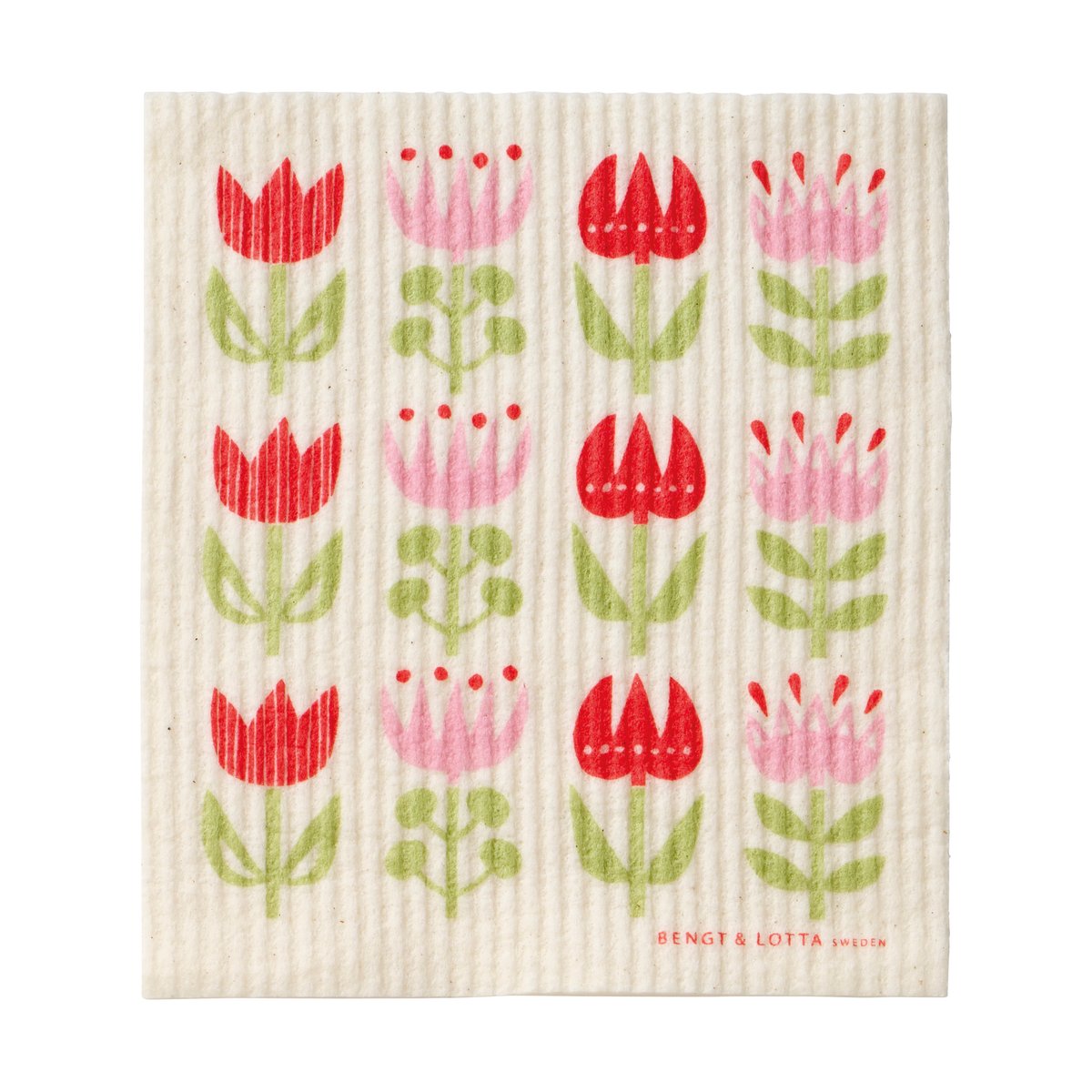 Klippan Yllefabrik Tulip dishcloth 17x20 cm Multi