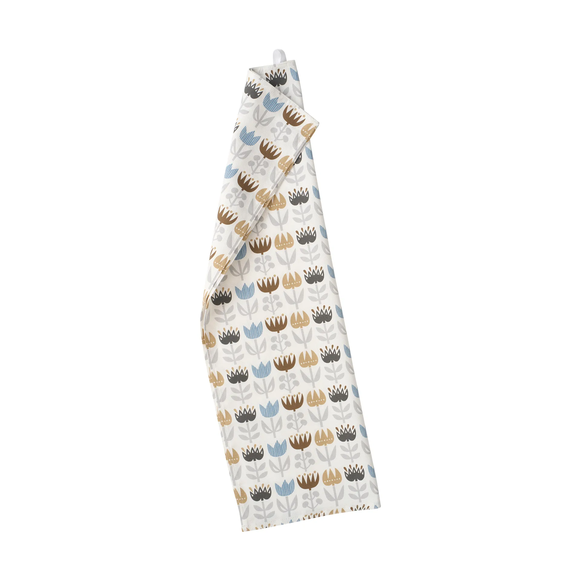 Tulip kitchen towel 46x70 cm, Grey Klippan Yllefabrik