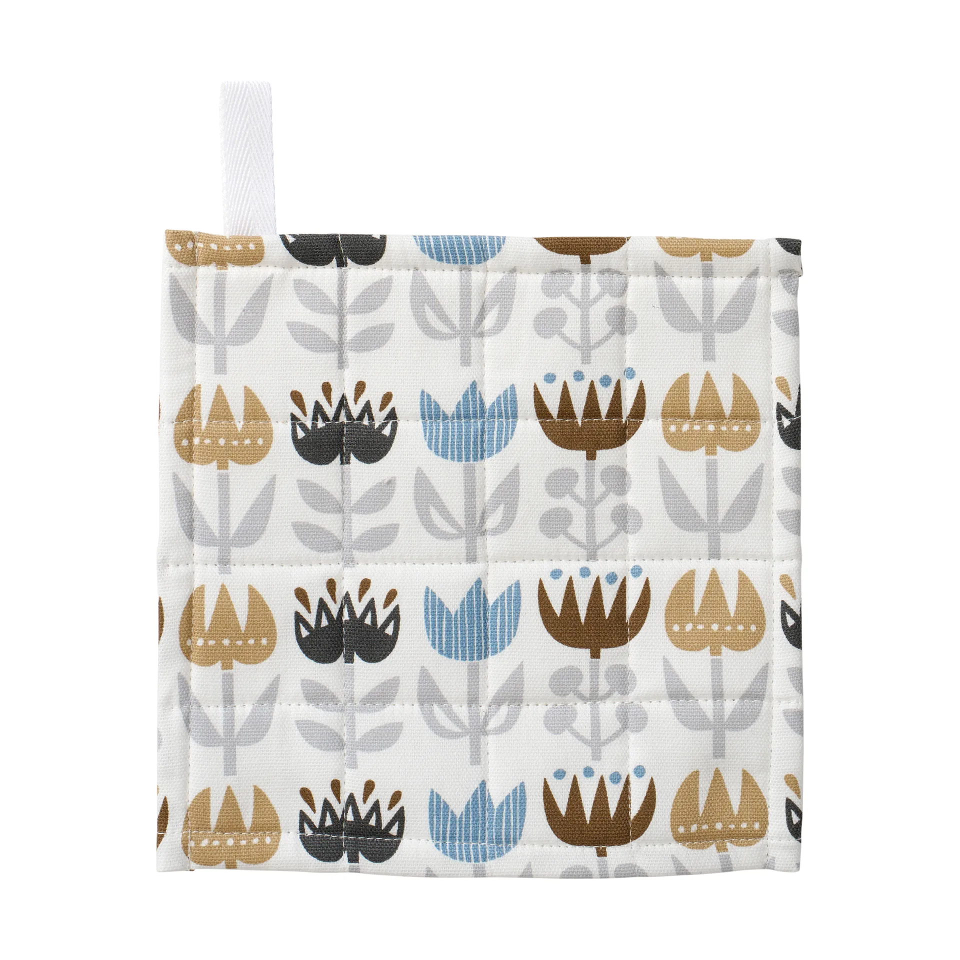 Tulip pot holder 20x20 cm, Grey Klippan Yllefabrik