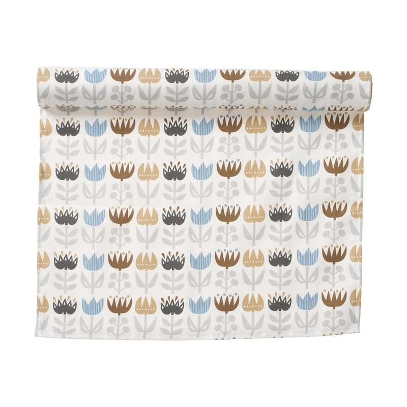 Klippan Yllefabrik Tulip runner 45x150 cm Grey