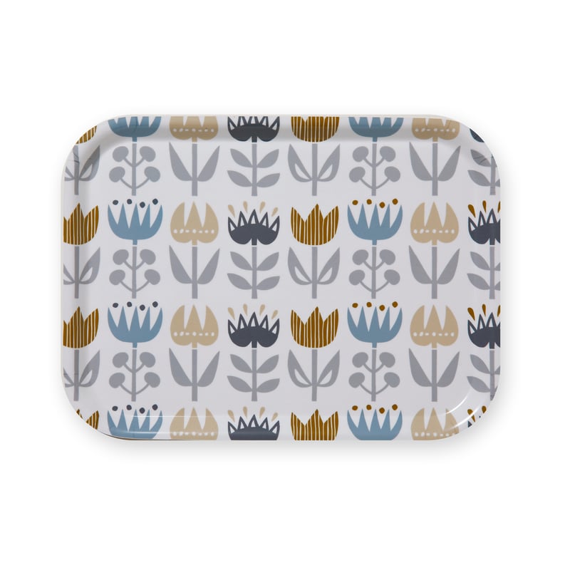 Klippan Yllefabrik Tulip small tray 20x27 cm Grey