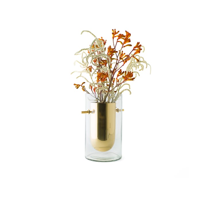 Alba cylinder vase - Brass - KLONG