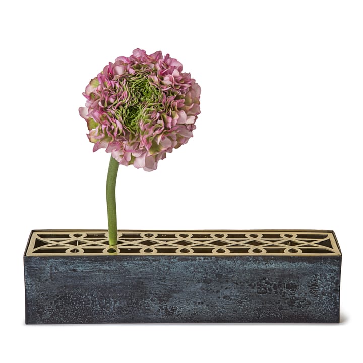 Äng vase, rectangular - blue - KLONG