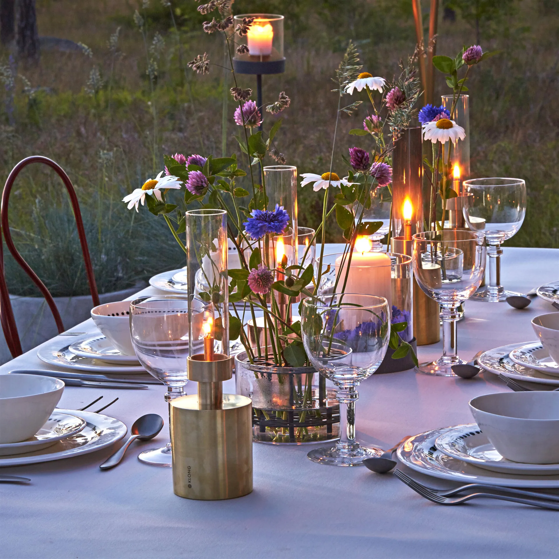 Äng vase, small, black KLONG