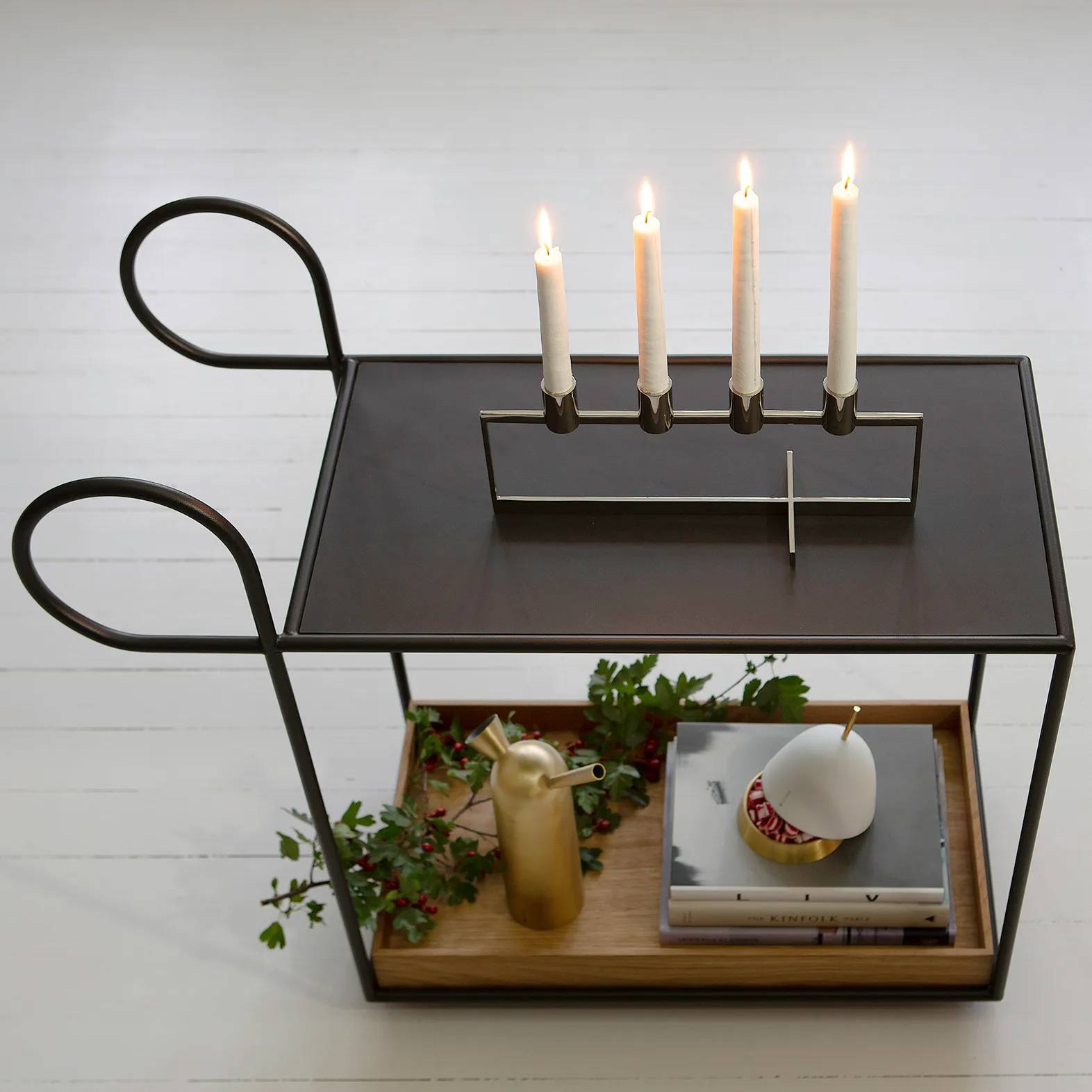 Anno Domini advent candle, stainless steel KLONG