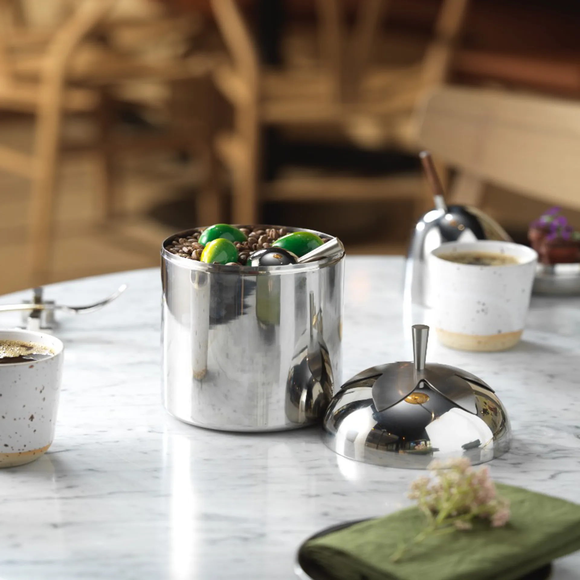 Blad jar, large, Steel KLONG