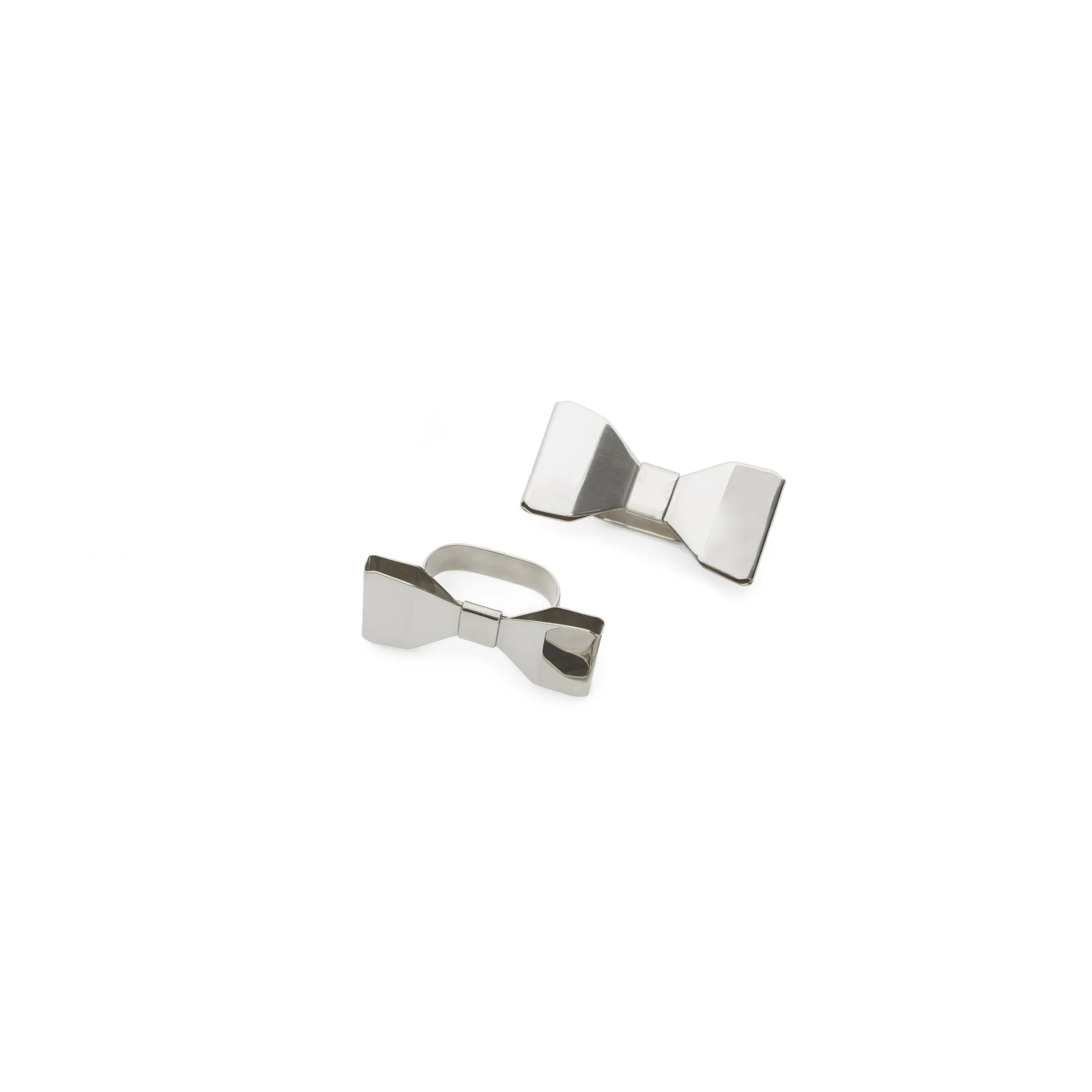 Bowie napkin ring 2-pack, Stainless steel KLONG