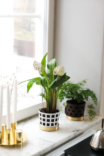 Brass leaves decoration 2-pack - Water - KLONG