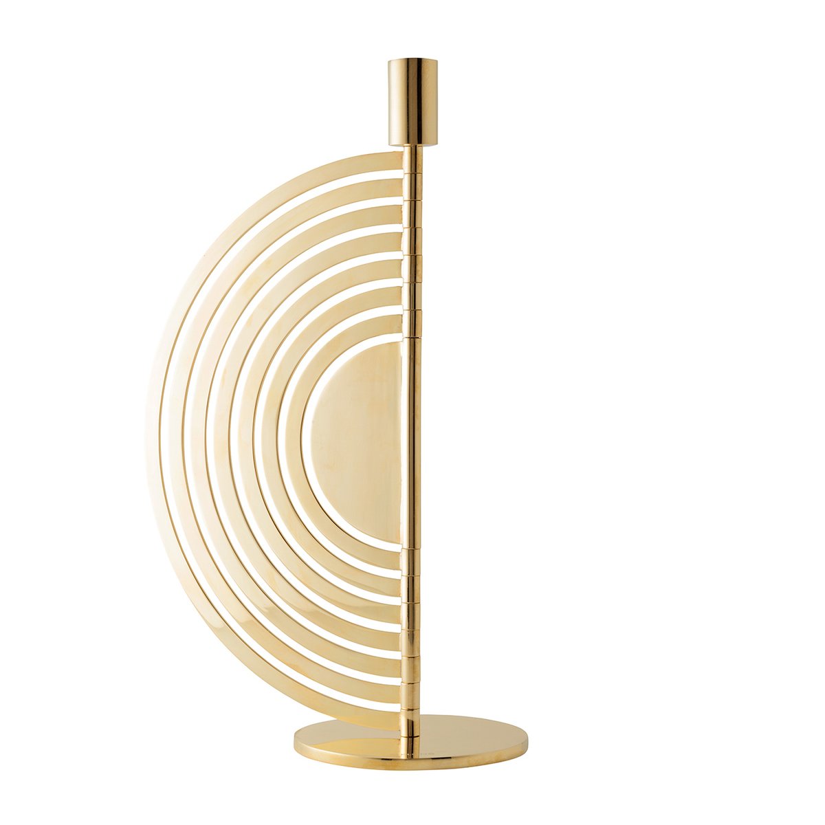 KLONG Cirkus candle sticks brass Medium | Scandinavian Design | Candle holders | Gold-coloured