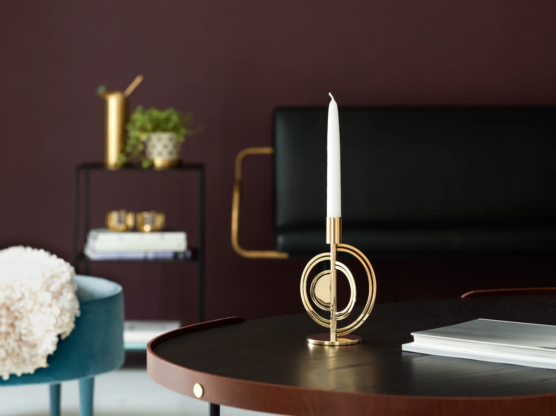 Cirkus candle sticks brass, Small KLONG