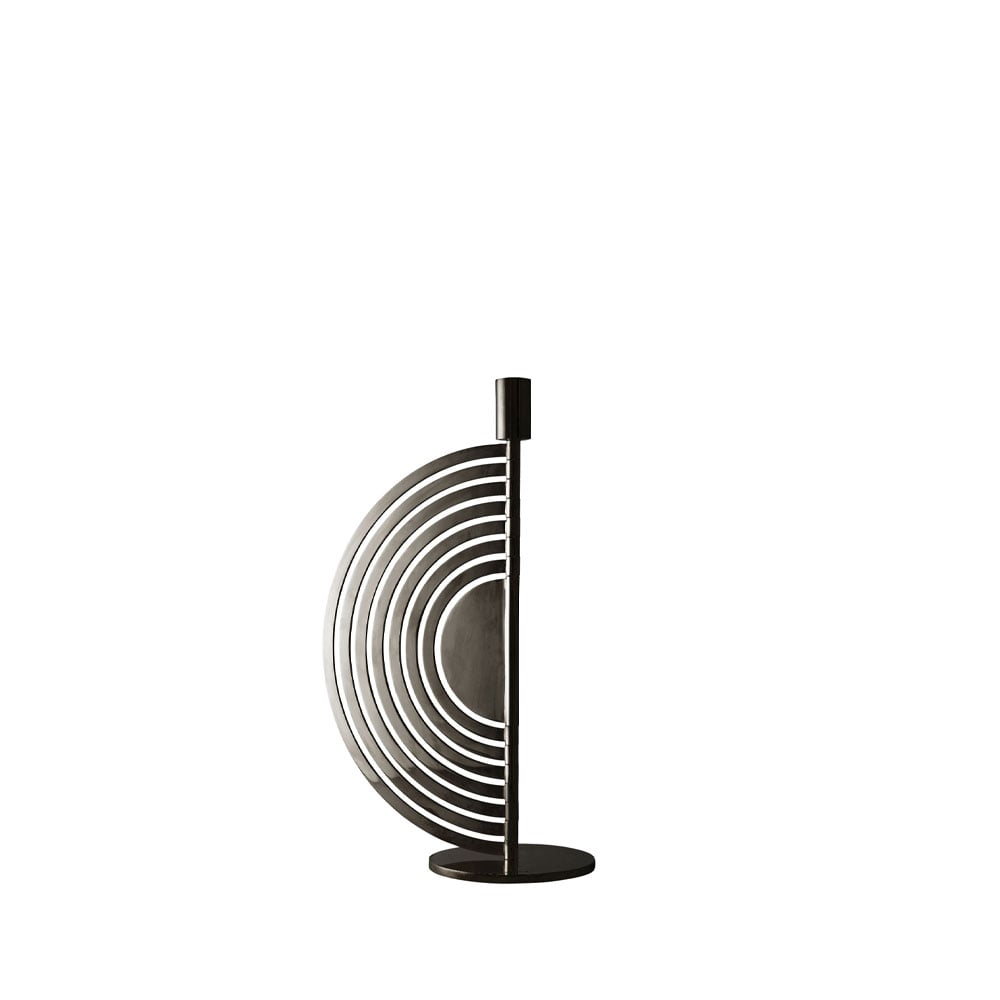 KLONG Cirkus Candlestick Black, medium | Scandinavian Design | Candle holders | Black