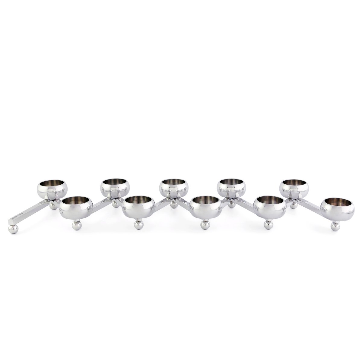 KLONG Constella candle holder large aluminum | Scandinavian Design | Candle holders | Silver-coloured