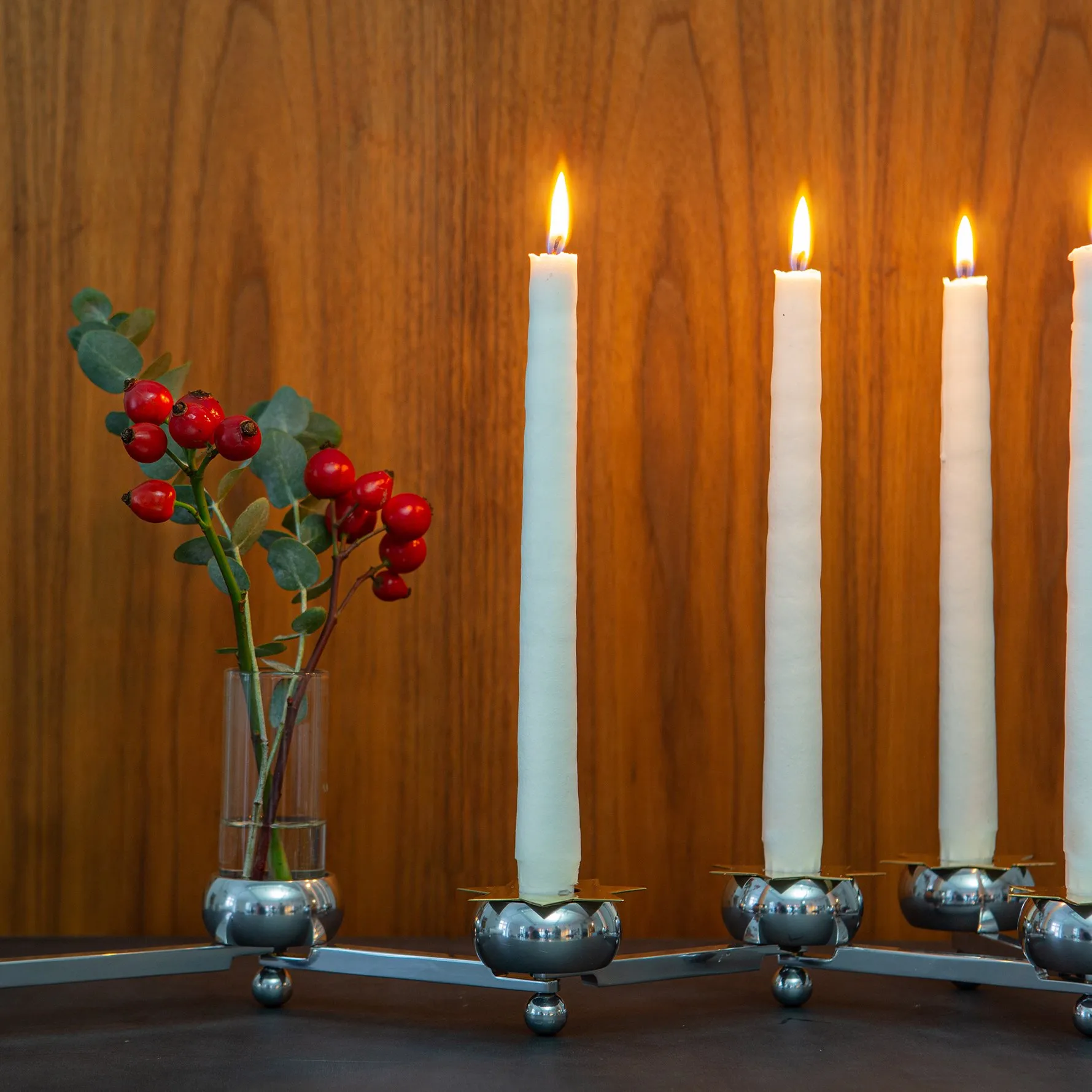 Constella candle sticks small, aluminum KLONG