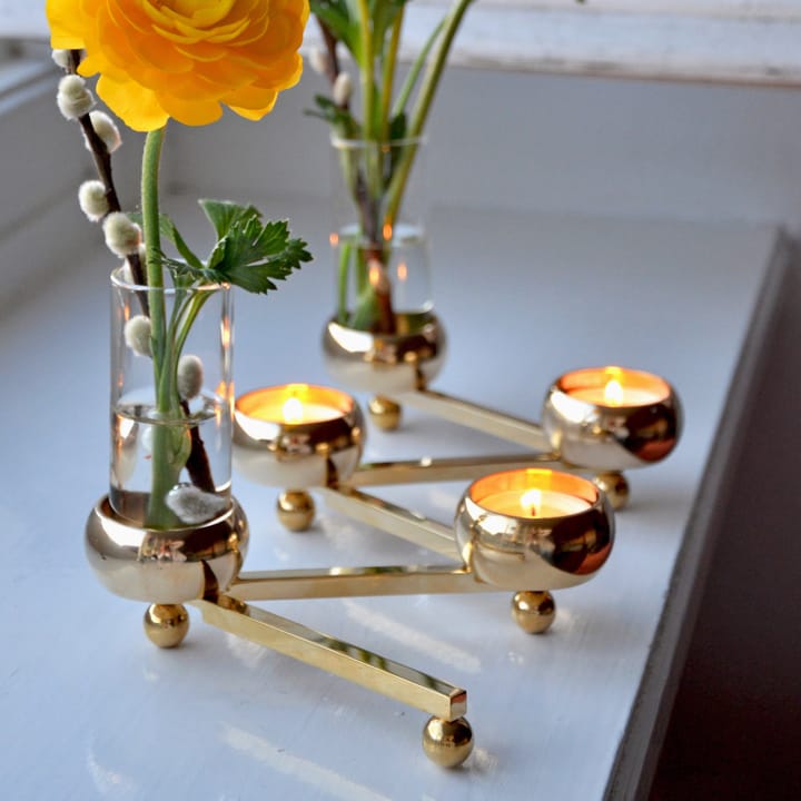 Constella candle sticks small - brass - KLONG