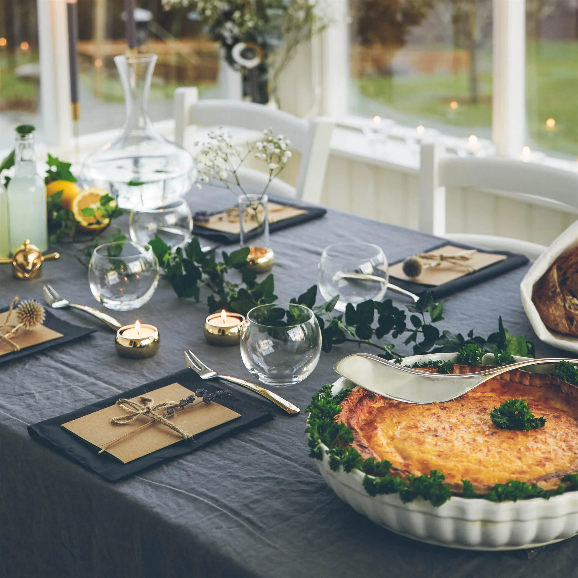 Constella gift wrap, brass KLONG