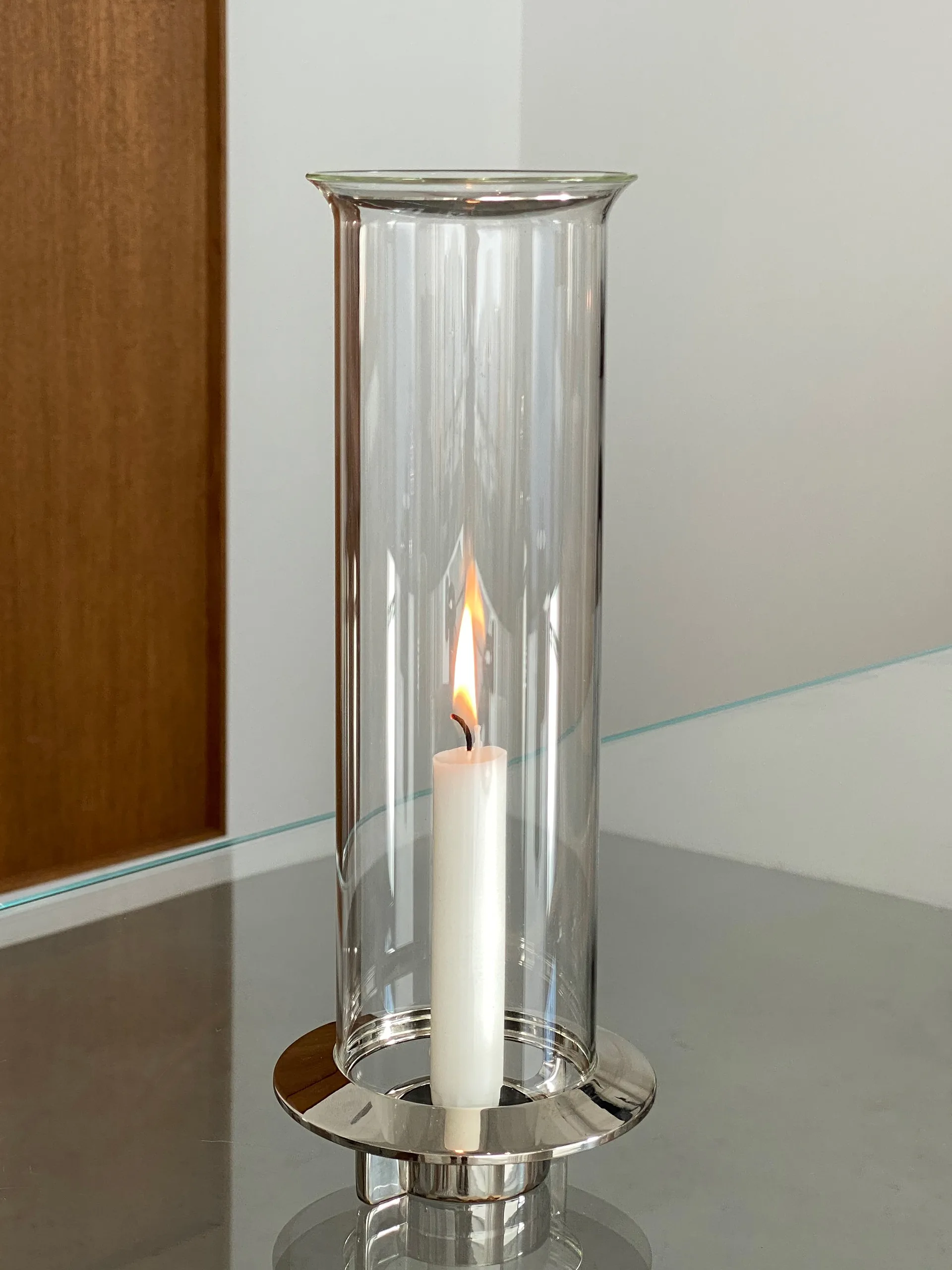 Fyr candlestick, Nickel KLONG